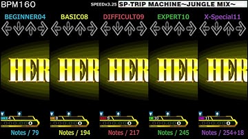 DDR / SP-TRIP MACHINE～JUNGLE MIX～ (original & X-Special) - SINGLE (DanceDanceRevolution X)