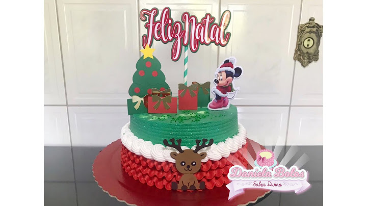 MEU PRIMEIRO BOLO NATALINO 2019 | ESPECIAL DE NATAL