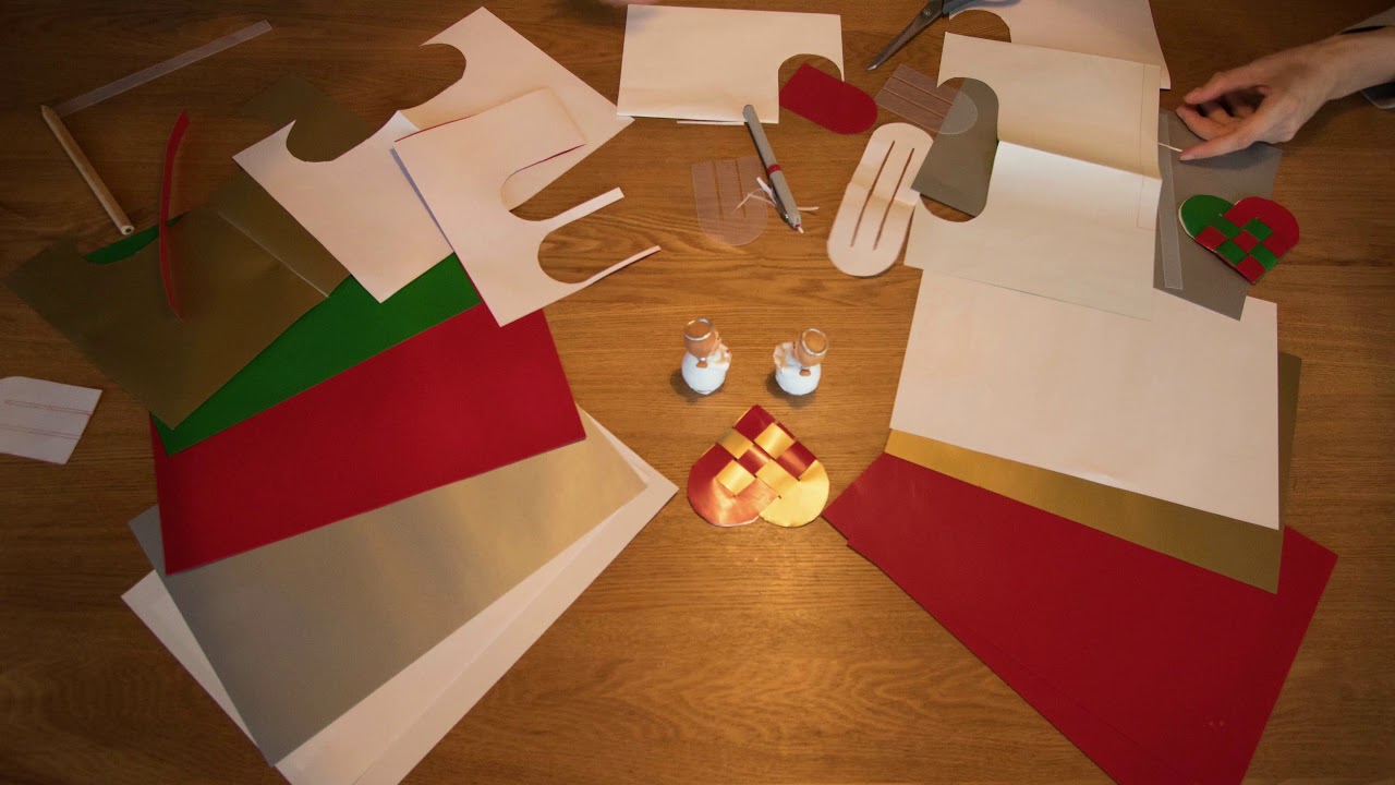 Dänische Weihnachtsherzen  basteln - Julehjerter