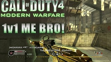 COD 4 REMASTERD 1V1 WITH SUBS "EPIC COME BACK MUST WATCH"