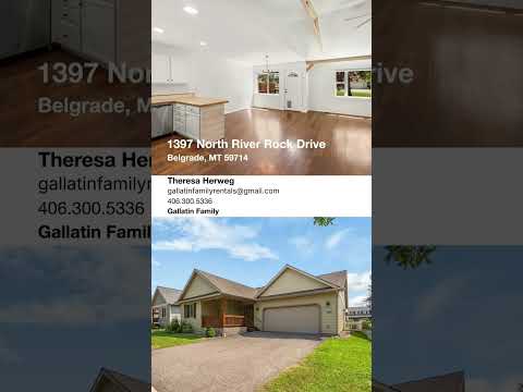 1397 North River Rock Drive, Belgrade, MT home video tour