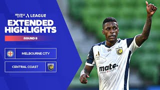 Melbourne City FC v Central Coast - Extended Highlights | Isuzu UTE A-League 2023-24 | Round 08