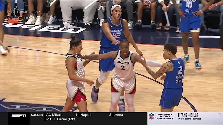 HEATED Moment: Kelsey Plum & Hiedeman Separated, G...