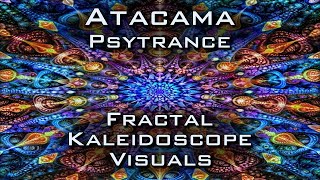 Atacama Psytrance - Fractal Kaleidoscope Trippy Visuals - Live Set 29 Feb 2020 SektorEvolution
