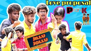 Jillu Jollu Couples Proposal Prank Jillu Jollu Tik Talk 2K Kids Love Orange Mittai Tamil Prank