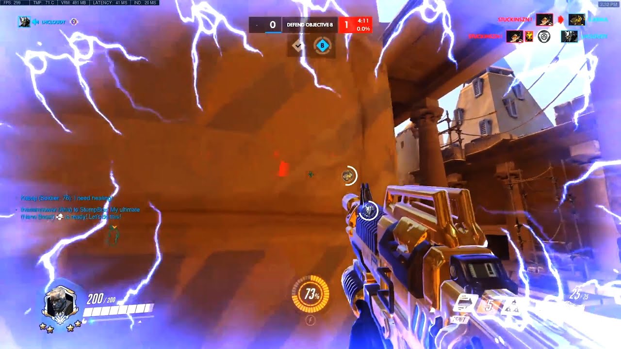 KABAJI NANO SOLDIER 76 GAMEPLAY! [ OVERWATCH SEASON 21 TOP 500 ]