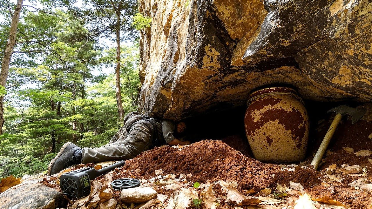 Я поймал бандитский сундук с сокровищами на скале!!!