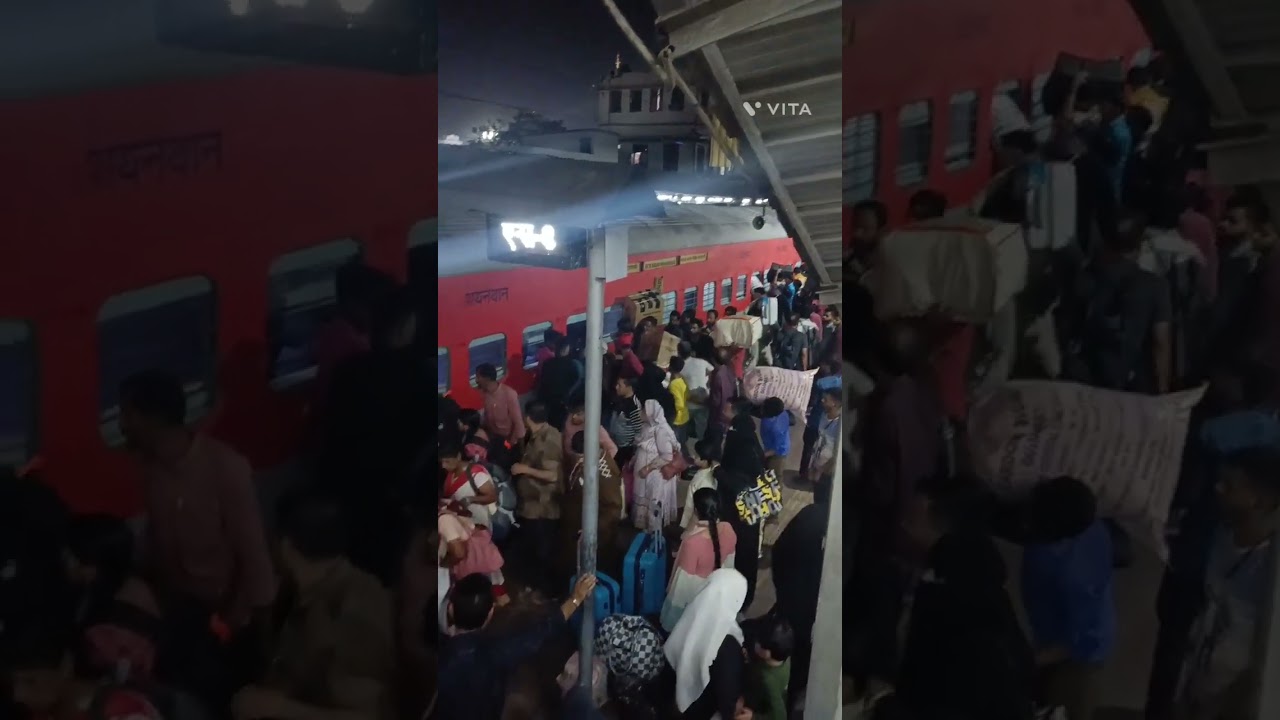 SURAT RAILWAY STATION CROWD | UNUSUAL VIDEO | SURAT