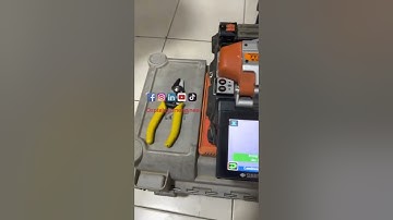 How to replace Sumitomo splicing machine electrodes