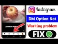 Instagram DM Button Not Working Problem|| Instagram app not working | How To Fix Today Problem