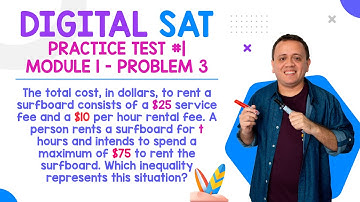Digital SAT Practice Test #1 | Module 1: problem 3 (inequalities)