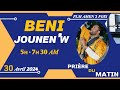 PRIÈRE DE LIBÉRATION|PRIÈRE DU MATIN AVEC PLM AMEN 3 FOIS|MARDI 30 AVRIL 2024|BENI JOUNEN