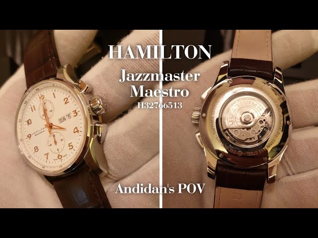 Hamilton Jazzmaster Maestro Swiss Chronograph Unboxing, Model No