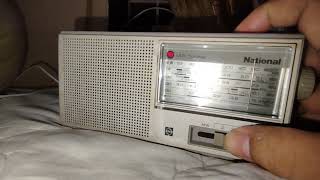 National Matshushita R-299 5 Band Radio Perfomance