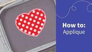 How to Applique Using an Embroidery Machine