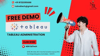 Ready to become a Tableau Admin Expert? || 🙂 +91-87223 55666 | NDR EdTech