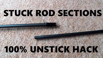 182.  HOW TO Remove Stuck Fishing Rod Joints Sections