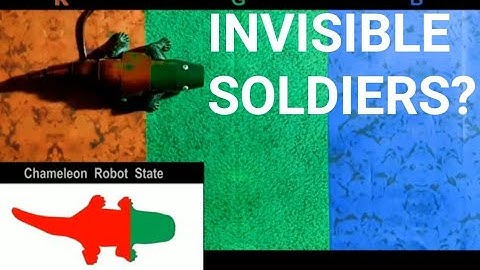 CHAMELEON ROBOT which can blend in with surroundings, being hyped for MILITARY APPLICATION.