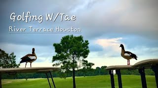 Golfing w/Tae at River Terrace frt 9