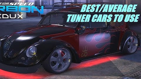my best/average tuner cars to use [NFS CARBON REDUX 1.2]