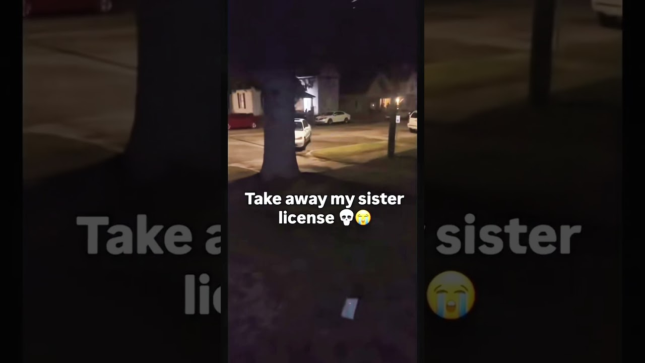 Idk how she even pass the driving test by the way. 