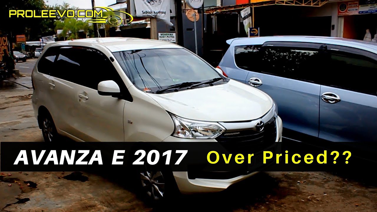 AVANZA E 2017 Kemahalan YouTube