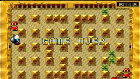 Bomber Man World / New Dyna Blaster MAME Gameplay video Snapshot -Rom name bbmanw-