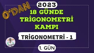 Trigonometri - 1 18 Günde Trigonometri Kampı 1. Gün 2023