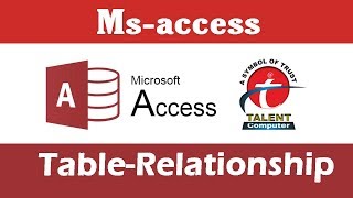 Microsoft Access 2019 Tutorial - Relationships Between Tables