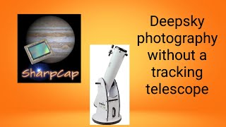 Deepsky photography without a tracking telescope