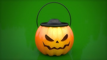 Cinema 4D Tutorial  -  Create Halloween Pumpkin