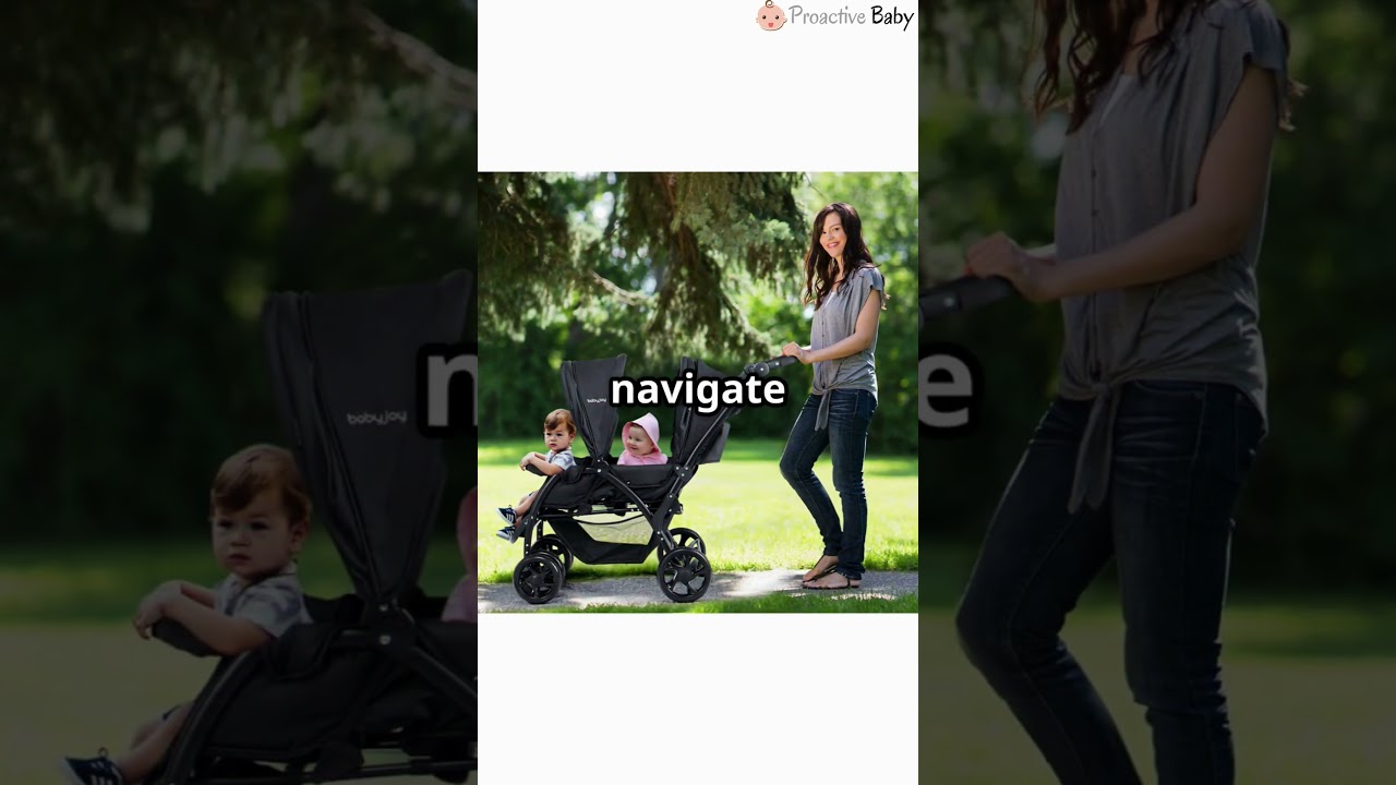 Baby Twin Baby Stroller For Two Babies