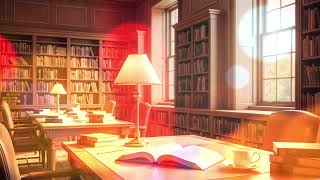 Study in a Library | Library Ambience with Soft Music for Reading, Writing & Homework screenshot 3