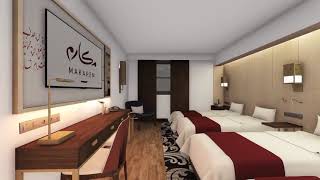 3D Simulation of MAKAREM AJYAD HOTEL, Makkah