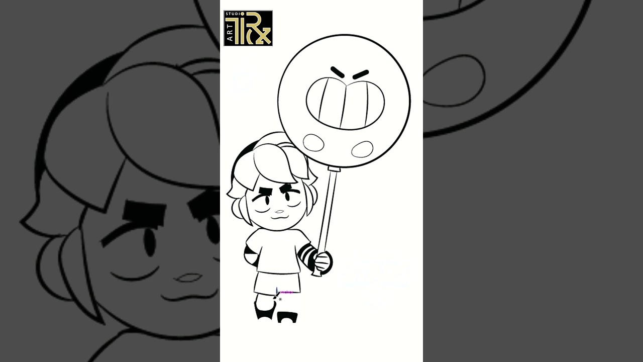 DA 552a how to draw gus (brawl stars)