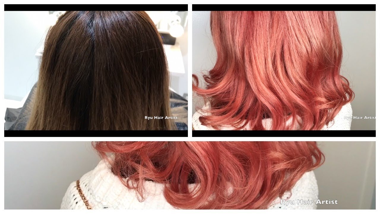 韓国アイドル T Ara ヒョミン風 ピンクヘアカラー 髪色 Youtube