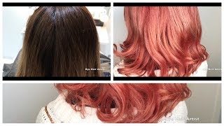 韓国アイドル☆T-ARA ヒョミン風☆ピンクヘアカラー☆髪色☆ 韓国アイドル☆T-ARA ヒョミン風☆ピンクヘアカラー☆髪色☆