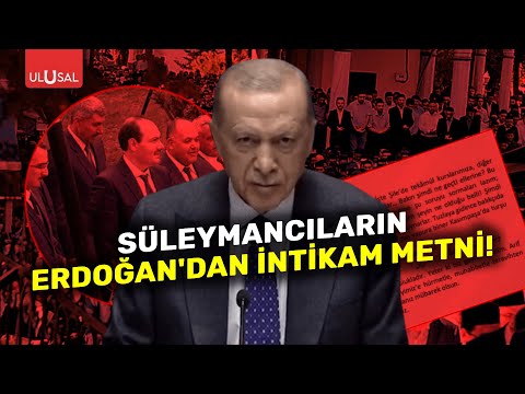 Aydınlık Gazetesi ortaya çıkardı! İşte Süleymancıların o metni! Erdoğan çok kızacak | ULUSAL HABER