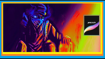 "Pandemic“ Painting Time Lapse on Procreate