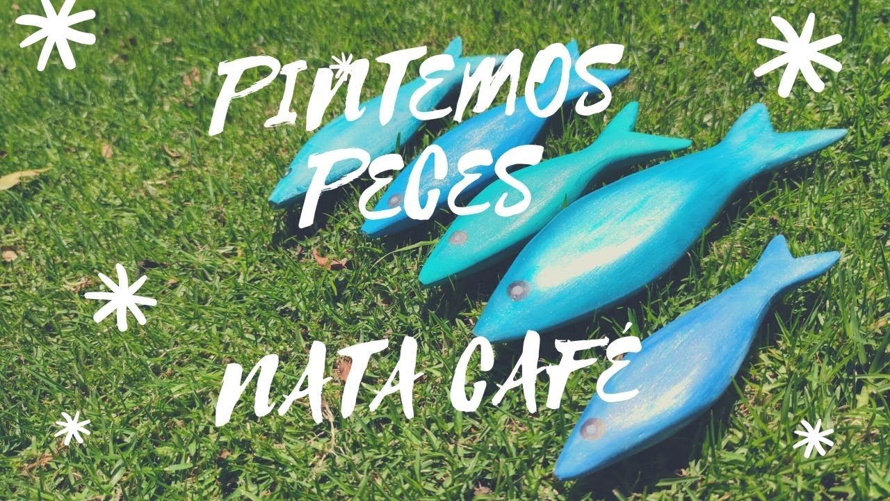 LEOGOR Manualidades de madera multicapa para niños, actividad de pintura  con recortes de peces sin terminar, cosas de madera para pintar para niñas  de