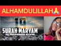 Nonmuslim reacts to surah maryam  heart touching quran  reaction  so emotional