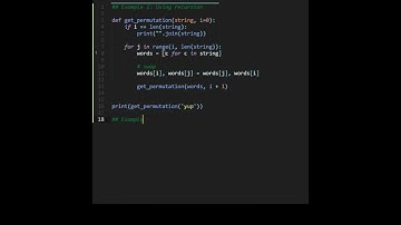 Compute all the Permutation of the String in Python | Python Examples | Python Coding Tutorial
