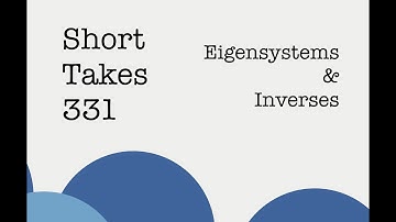 Eigensystems and Inverses