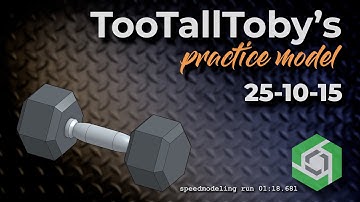 Onshape Speedmodeling Too Tall Toby Practice Model 25-10-15