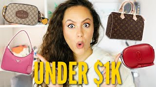 RANKED! WORST to BEST 10 LUXURY BAGS UNDER $1000 *honest review +