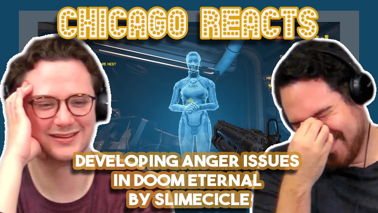 Developing Anger Issues in DOOM Eternal by Slimecicle | First Actors React