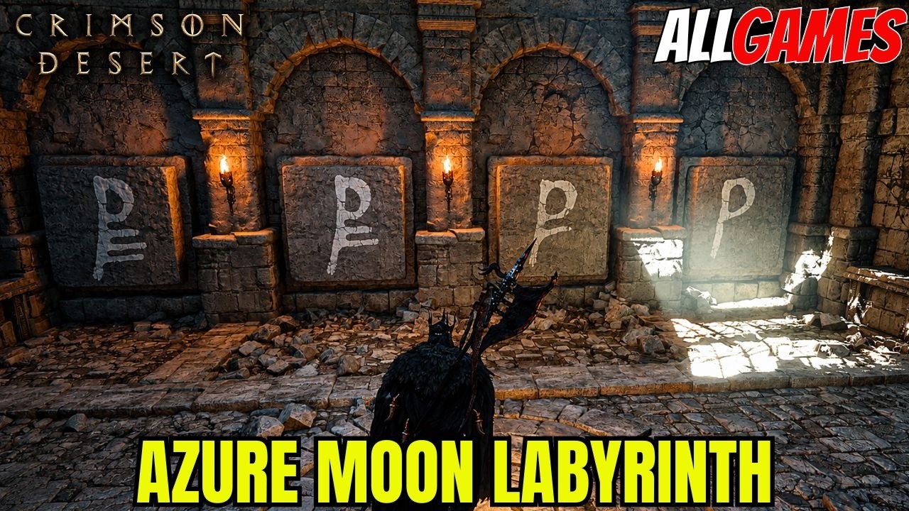 Azure Moon Labyrinth Location + Puzzle Solution | Crimson Desert - YouTube