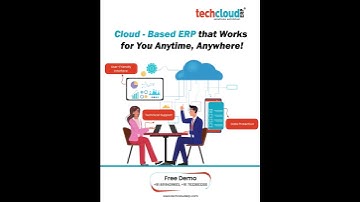 Cloud ERP That Works for You – Anytime, Anywhere! | Tech Cloud ERP