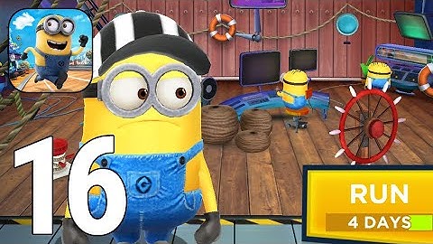 Despicable Me: Minion Rush Gameplay Walkthrough Part 16 - Minion Regatta Mission [iOS/Android Games]
