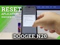 How to Reset App Preferences in DOOGEE N20 - Restore App Settings